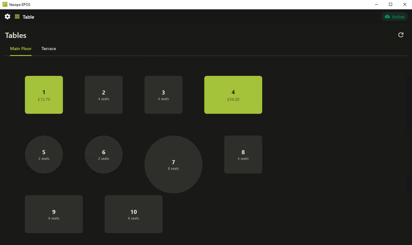 Table View Page Layout